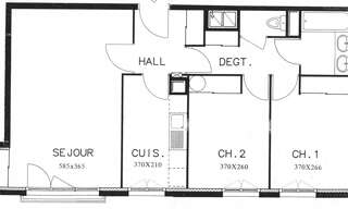 Appartement 3 Pièces 63 m² à louer à Villeurbanne (69100)