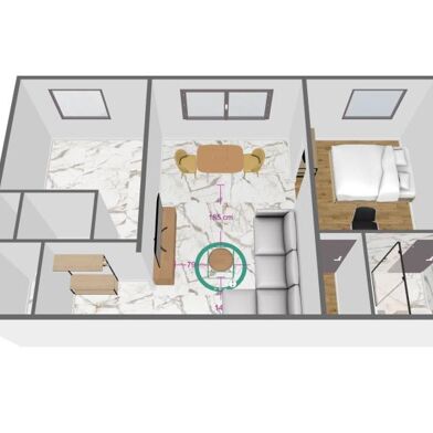 Appartement 2 pièces 1150 €