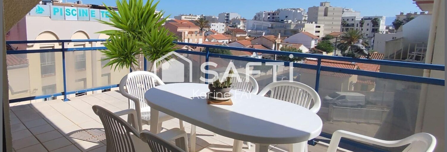 Appartement 2 Pièces 39 m² à vendre à Canet-en-Roussillon (66140)