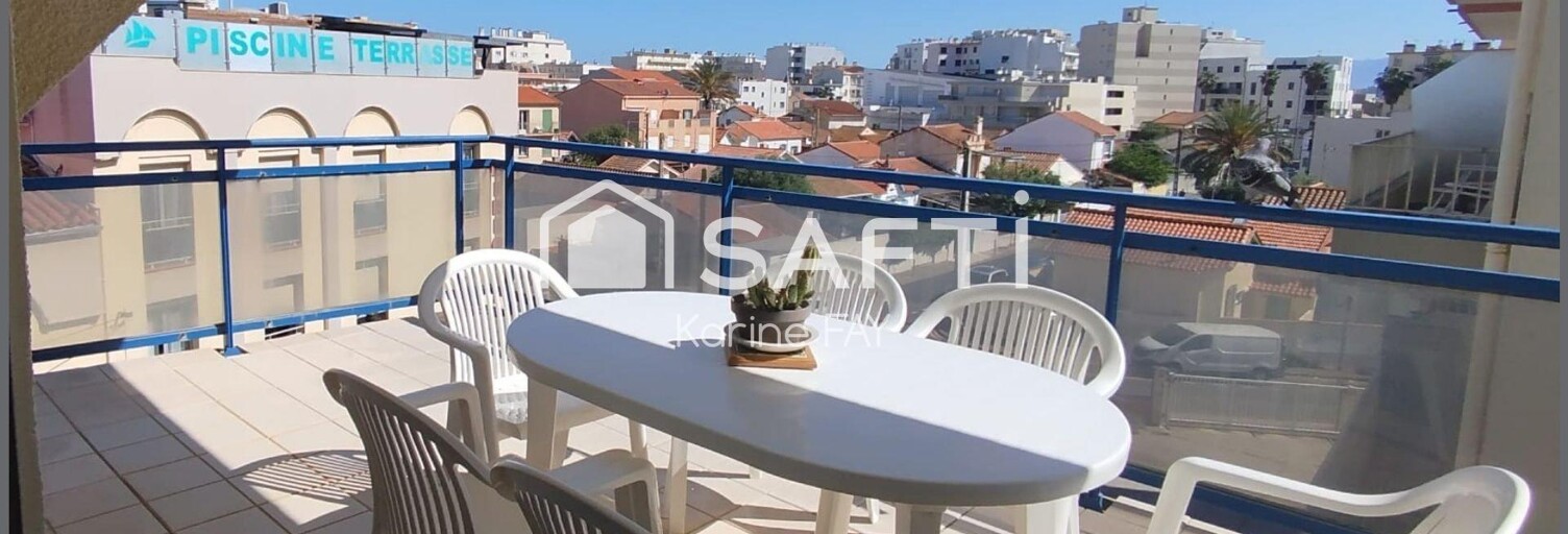 Appartement 2 Pièces 39 m² à vendre à Canet-en-Roussillon (66140)