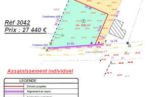 Terrain  630 m² à vendre à Générac (33920)