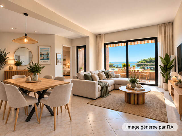 LA ROCHELLE - LES MINIMES VUE MER APPARTEMENT TYPE 5 — photo du bien