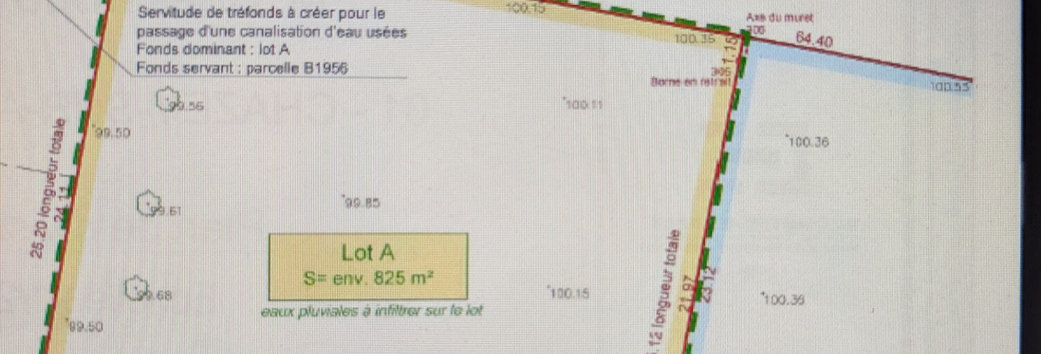 Terrain  825 m² à vendre à Chazey-sur-Ain (01150)