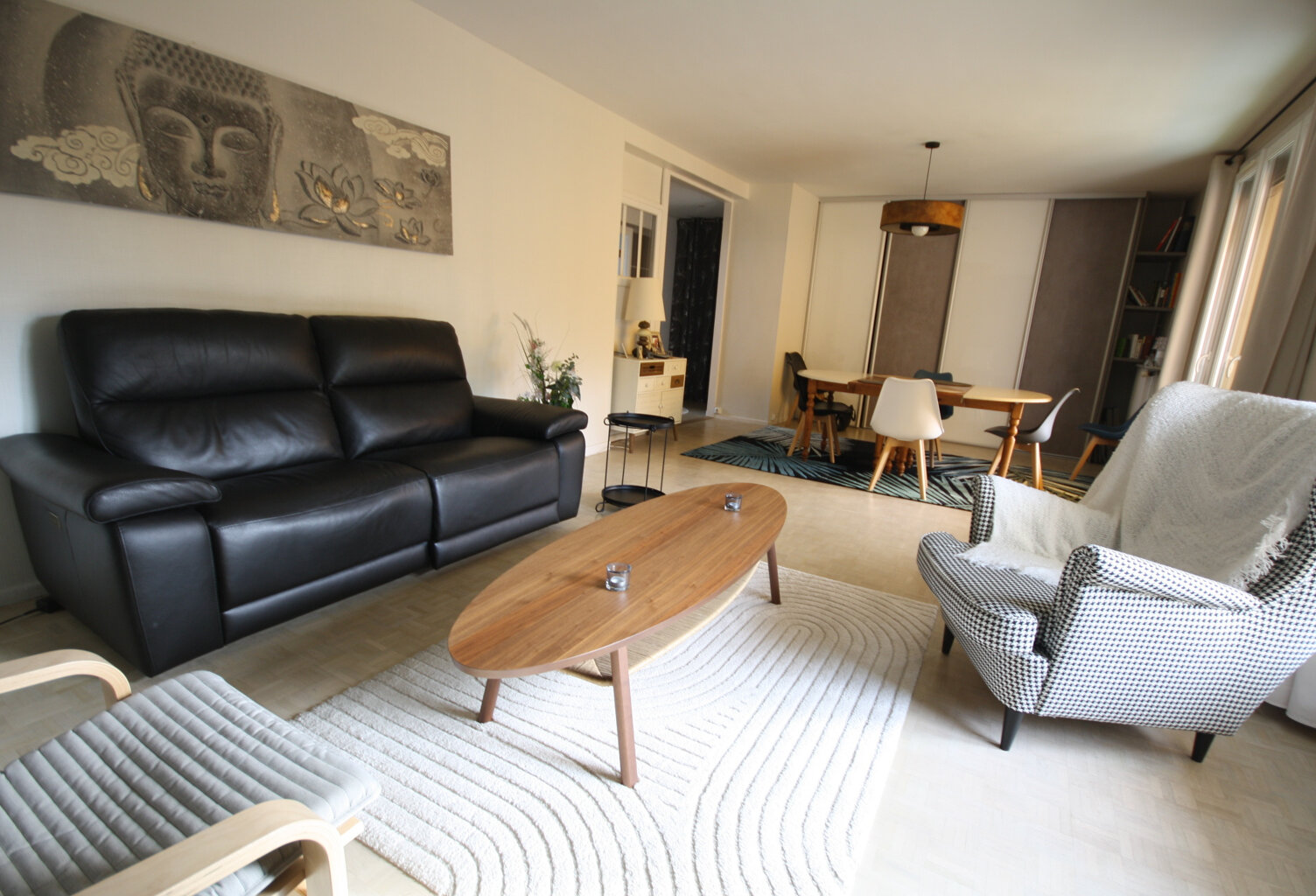 REIMS Appartement lumineux 91.90 m2 habitables avec balcon plein sud, GARAGE et CAVE — photo 1