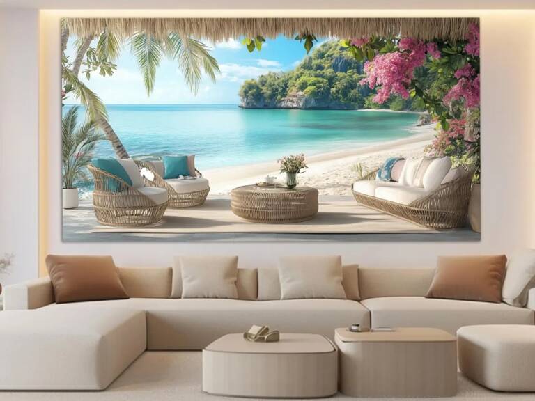 Superbe villa contemporaine style balinais vue dégagée avec piscine à BAIE MAHAULT (971) — photo 1
