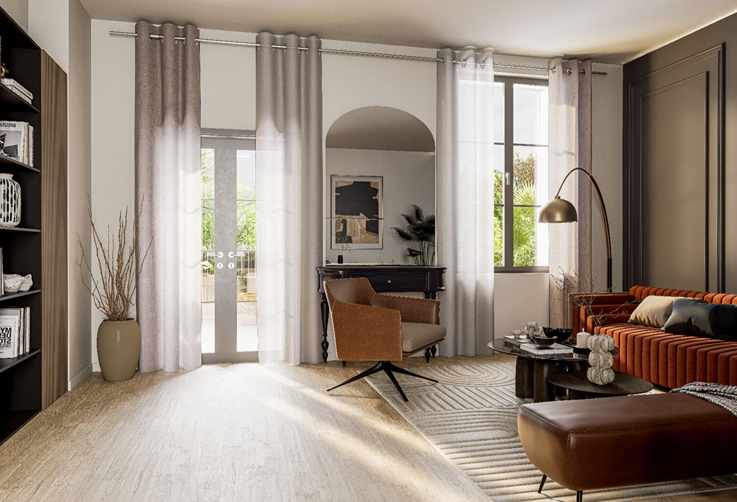 T3 duplex 79m² avec terrasse et parkings — photo 1