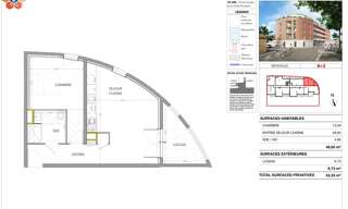 Appartement 2 Pièces 46 m² à vendre à Miramas (13140)