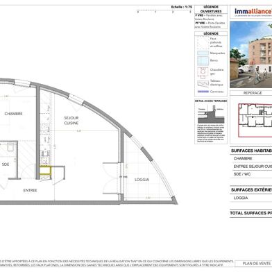 Appartement 2 pièces 183000 €