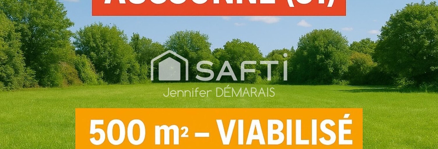 Terrain  497 m² à vendre à Aussonne (31840)