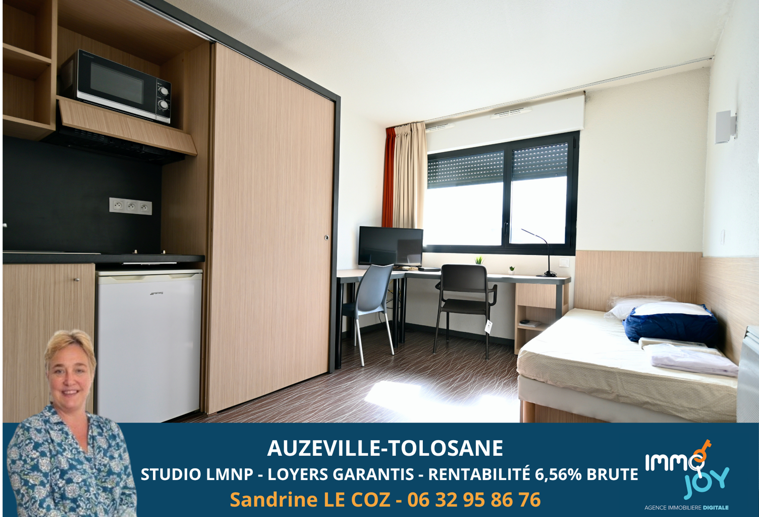 STUDIO LMNP RENTABILITÉ 6,56% LOYERS GARANTIS — photo 1