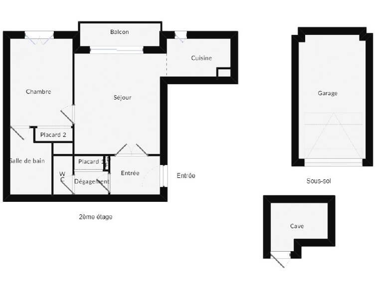 VENTE FONTAINES SUR SAONE 69270 - CENTRE BOURG BEAU T2 40M2 AVEC BALCON CAVE ET GARAGE DANS RESIDENCE STANDING — photo 1