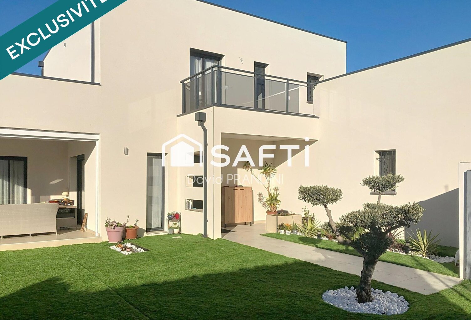 Maison contemporaine 4 chambres dont suite parentale +bureau , piscine, terrasses, garage. — photo 1