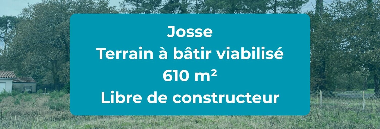 Terrain  610 m² à vendre à Josse (40230)