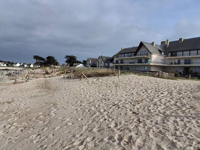 Appartement T2 Le Croisic – Côte Sauvage – Vue Latérale Mer — photo du bien