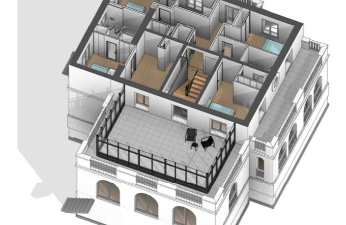 Dpt Hauts de Seine (92), à vendre VAUCRESSON maison P10  - Terrain de 1 330,00 m² — photo 5