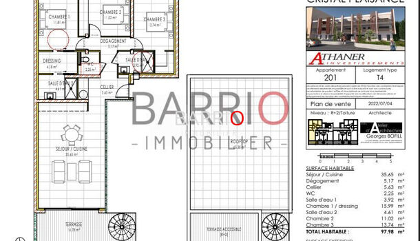 Appartement 4 pièces  à vendre Banyuls-sur-Mer 66650