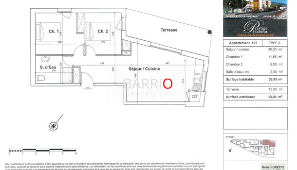 Appartement 3 pièces  à vendre Argelès-sur-Mer 66700