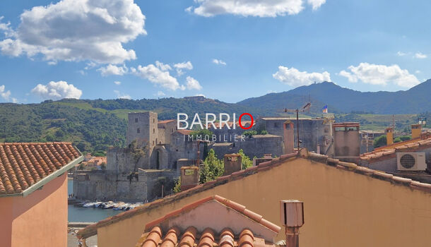 Appartement 3 pièces  à vendre Collioure 66190