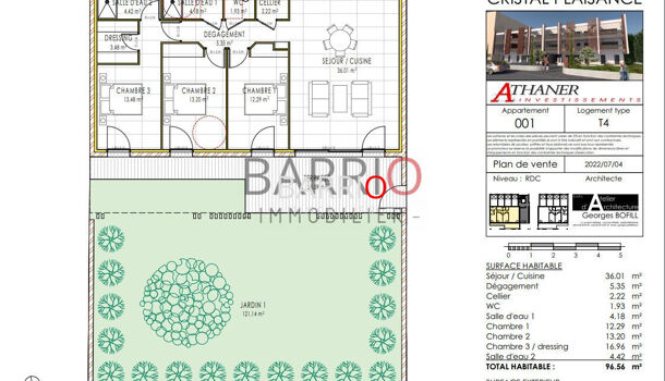 Appartement 4 pièces  à vendre Banyuls-sur-Mer 66650