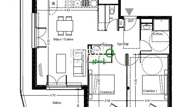 Appartement 3 pièces  à vendre Saint-Cyprien 66750