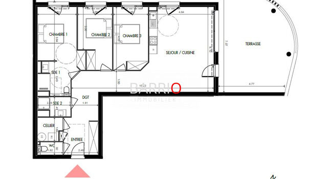 Appartement 4 pièces  à vendre Saint-Cyprien 66750