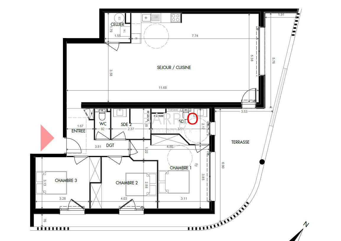 Appartement  T4 à vendre Saint-Cyprien 66750