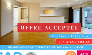 Appartement 3 Pièces 74 m² à vendre à Laval (53000)