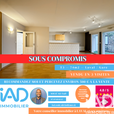 Appartement 3 pièces 160000 €