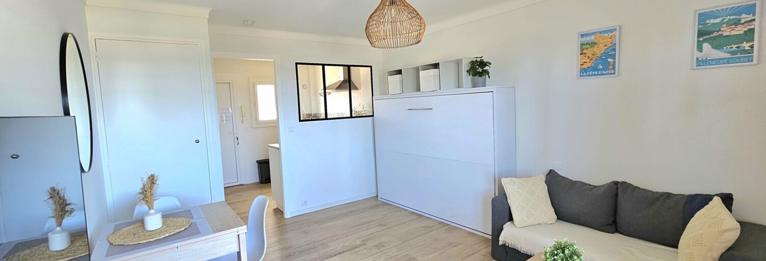 Appartement 1 Pièce 25 m² à vendre à Villeneuve-Loubet (06270)