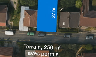 Terrain  250 m² à vendre à Villeneuve-le-Roi (94290)