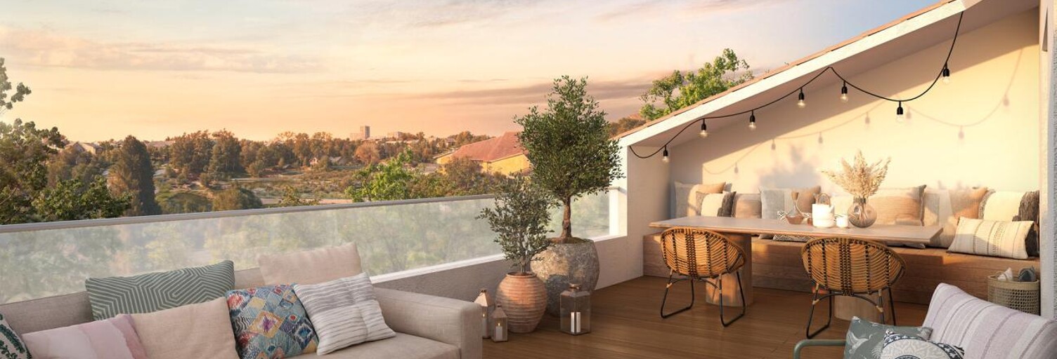 Appartement neuf T3, T4, T5 Pièce 61 à 115 m² à vendre à Blagnac (31700)