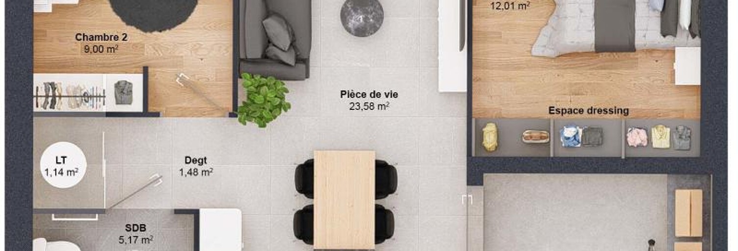 Maison 4 Pièces 52 m² à vendre à Saint-Symphorien (35630)