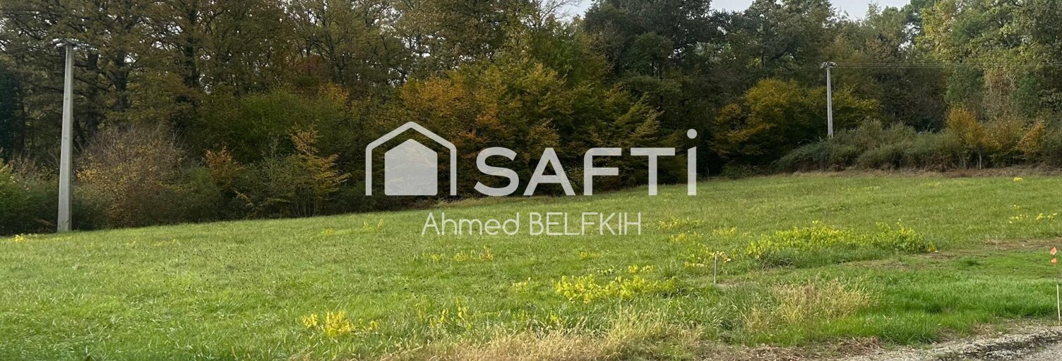 Terrain  1864 m² à vendre à Cleyrac (33540)