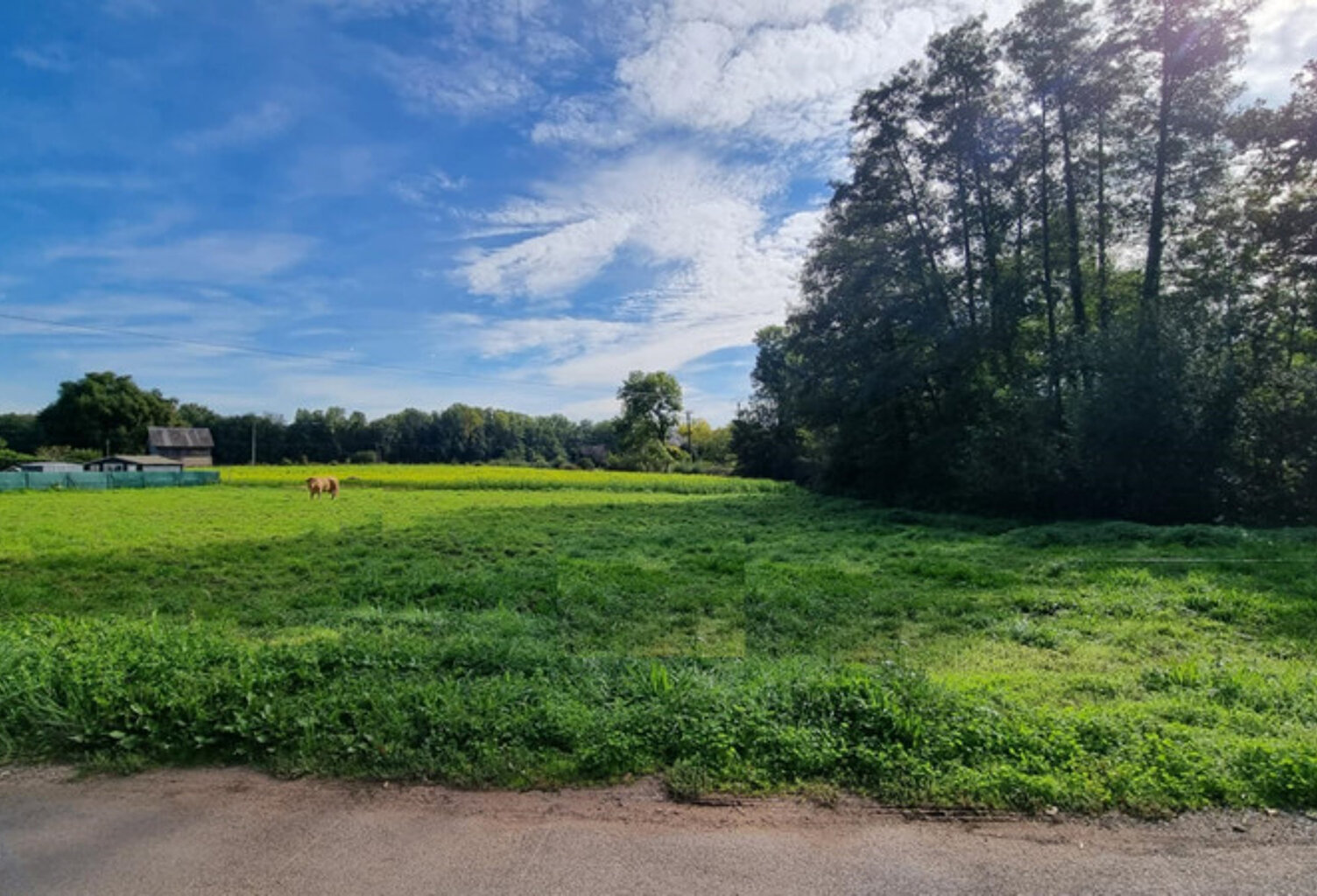 St Aulaire , à 5 min. d'Objat , Grand terrain plat à bâtir — photo 1