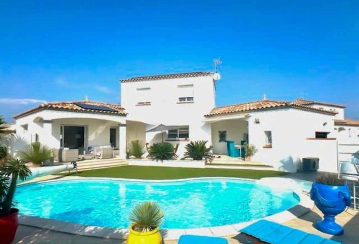 Maison contemporaine T4 de 123m2 avec piscine chauffée – quartier résidentiel calme à vendre SERIGNAN (34) — photo 1