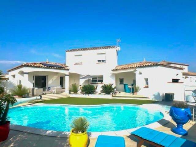 Maison contemporaine T4 de 123m2 avec piscine chauffée – quartier résidentiel calme à vendre SERIGNAN (34) — photo du bien