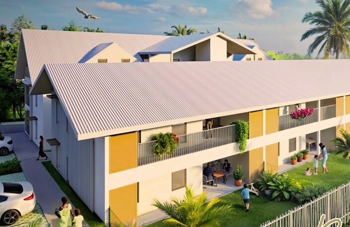 A VENDRE: grand appartement T3 R+1 à BAIE MAHAULT (971) — photo 3