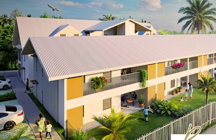 A VENDRE: Appartement T3 en R+1 à BAIE MAHAULT (971) — photo 4