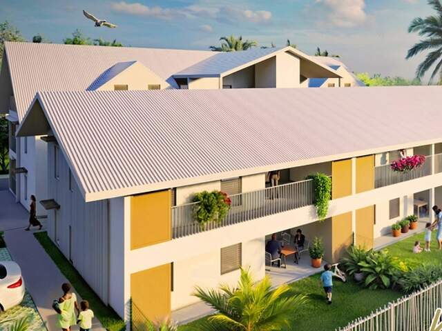 A VENDRE: Appartement T3 avec jardin à BAIE MAHAULT (971) — photo du bien