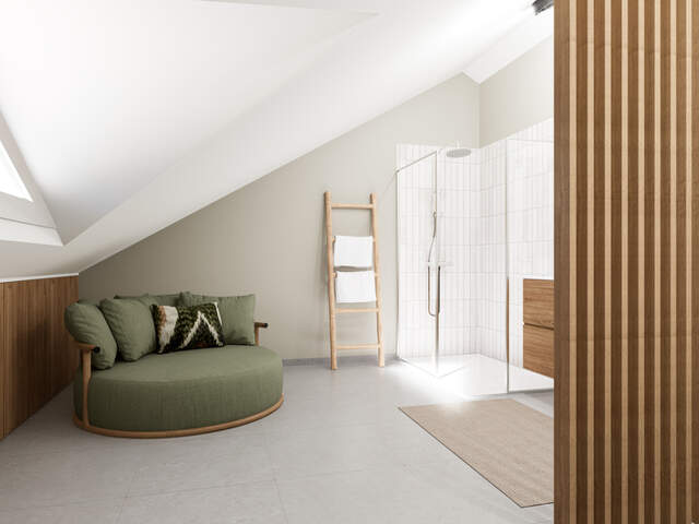 À vendre : Appartement T2 duplex en R+1 à Sainte Anne - RESIDENCE AVEC VUE MER — photo du bien