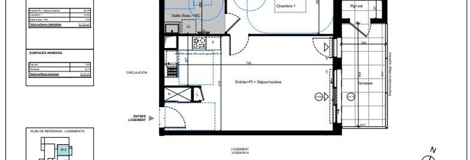 Appartement 2 Pièces 48 m² à vendre à Sarzeau (56370)