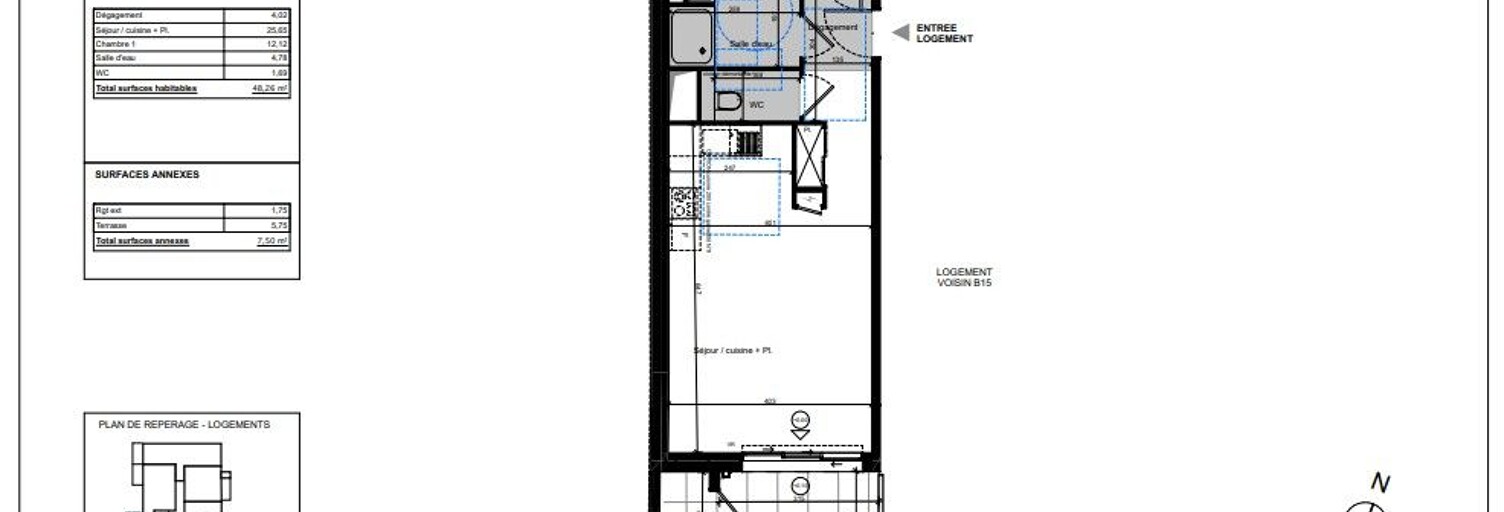 Appartement 2 Pièces 48 m² à vendre à Sarzeau (56370)