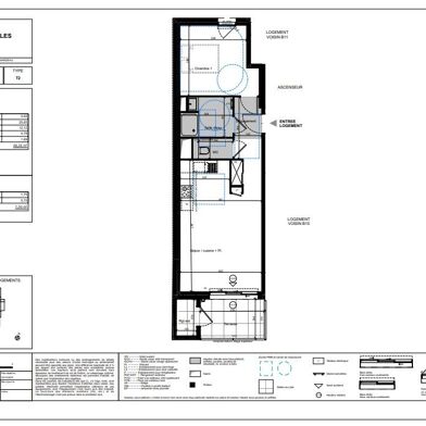 Appartement 2 pièces 279000 €