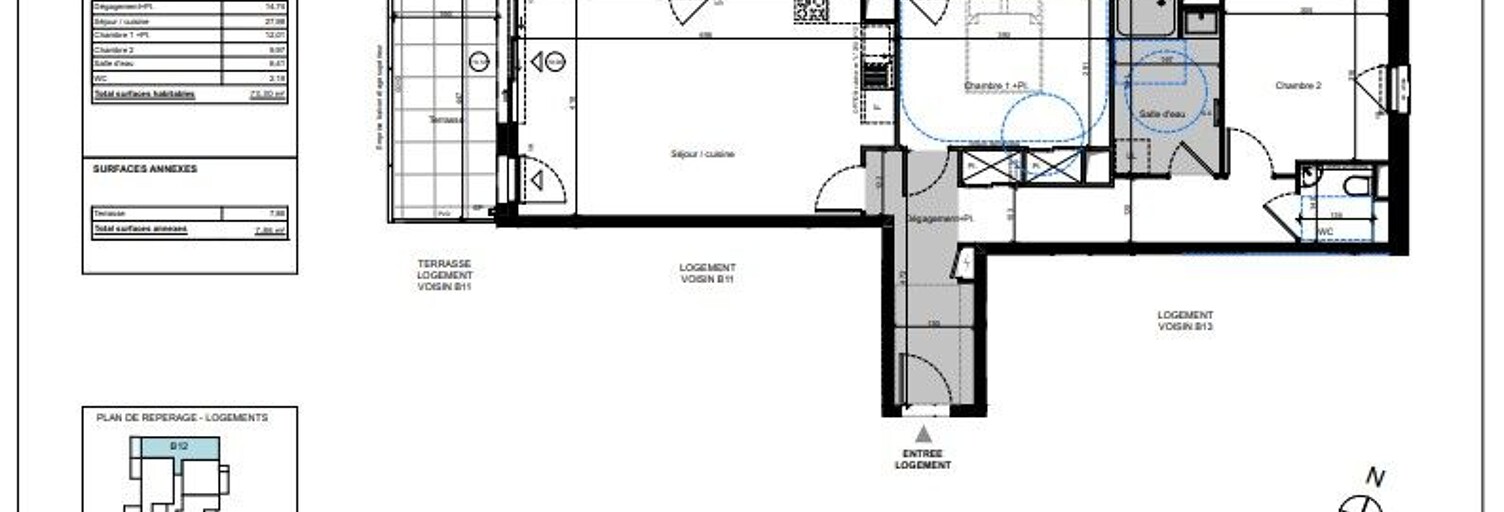 Appartement 3 Pièces 48 m² à vendre à Sarzeau (56370)