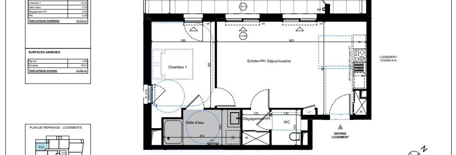 Appartement 2 Pièces 48 m² à vendre à Sarzeau (56370)