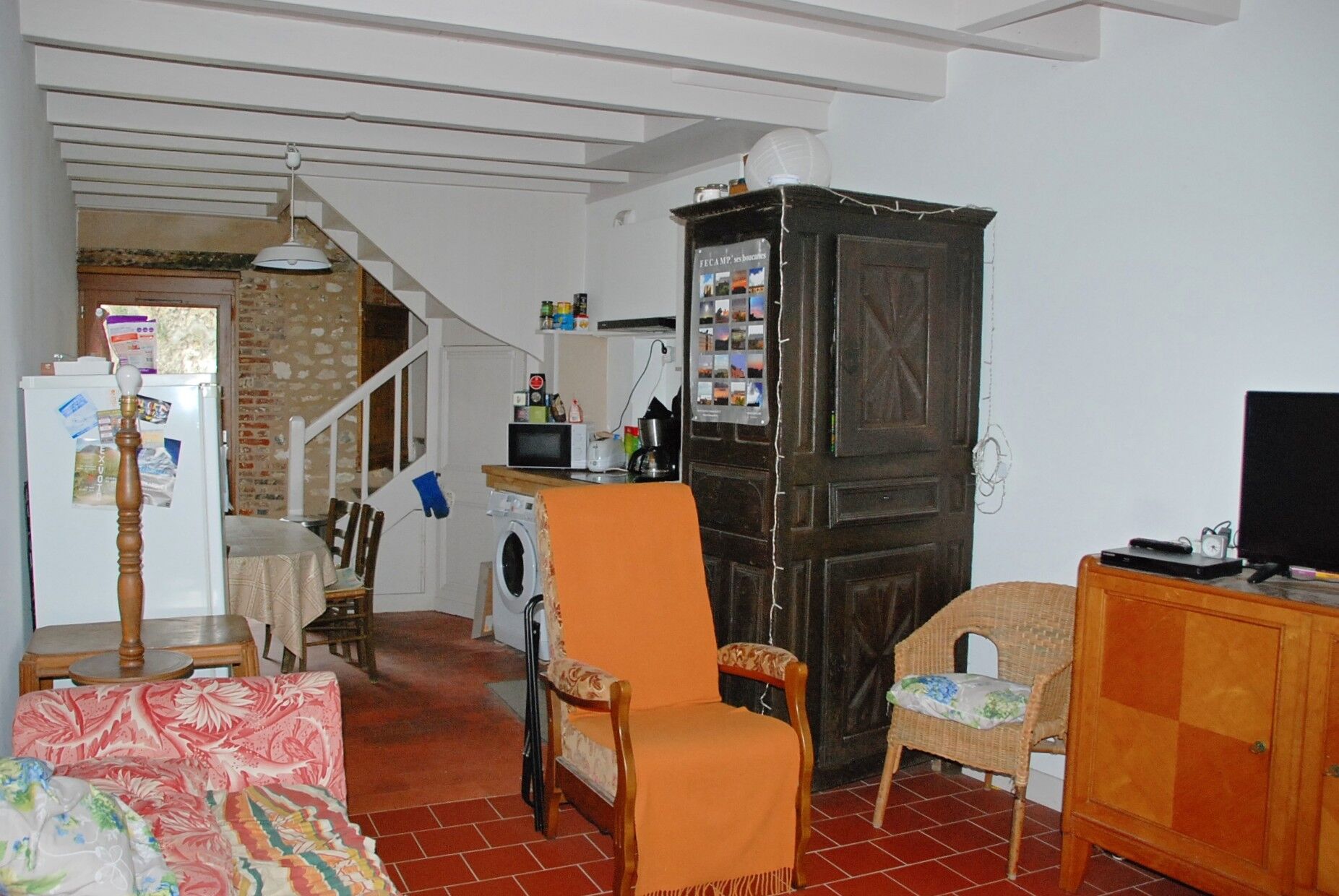 Charmante maison de ville avec extérieur à Fécamp proche de la plage et du port