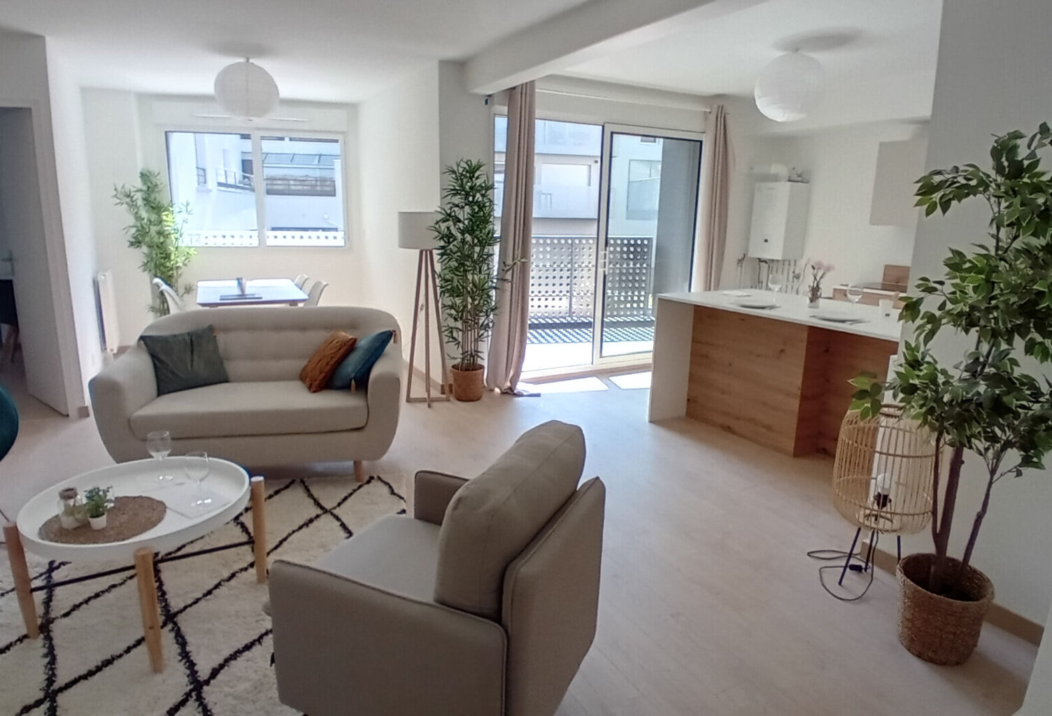 Rennes St Jacques dans immeuble neuf spacieux Type 3 de 70m² avec balcon — photo 1
