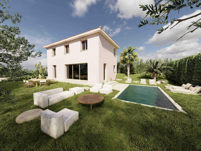 TERRAIN 830 M2 VIABILISE AVEC PERMIS PURGE DE 140 M2 AUX TROIS LUCS — photo du bien