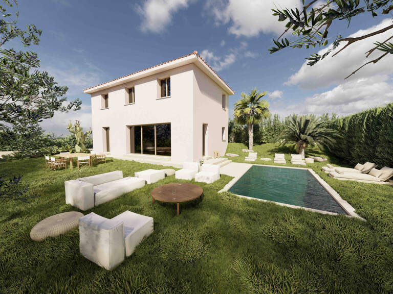 TERRAIN 830 M2 VIABILISE AVEC PERMIS PURGE DE 140 M2 AUX TROIS LUCS — photo 1