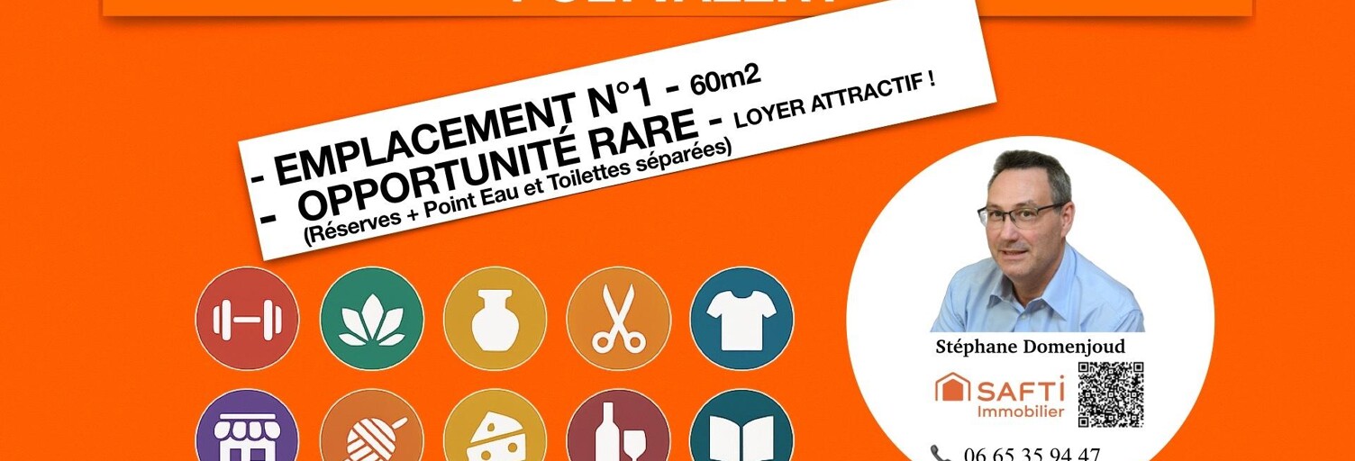 Commerce 3 Pièces 60 m² à vendre à Saint-Ouen-l'Aumône (95310)